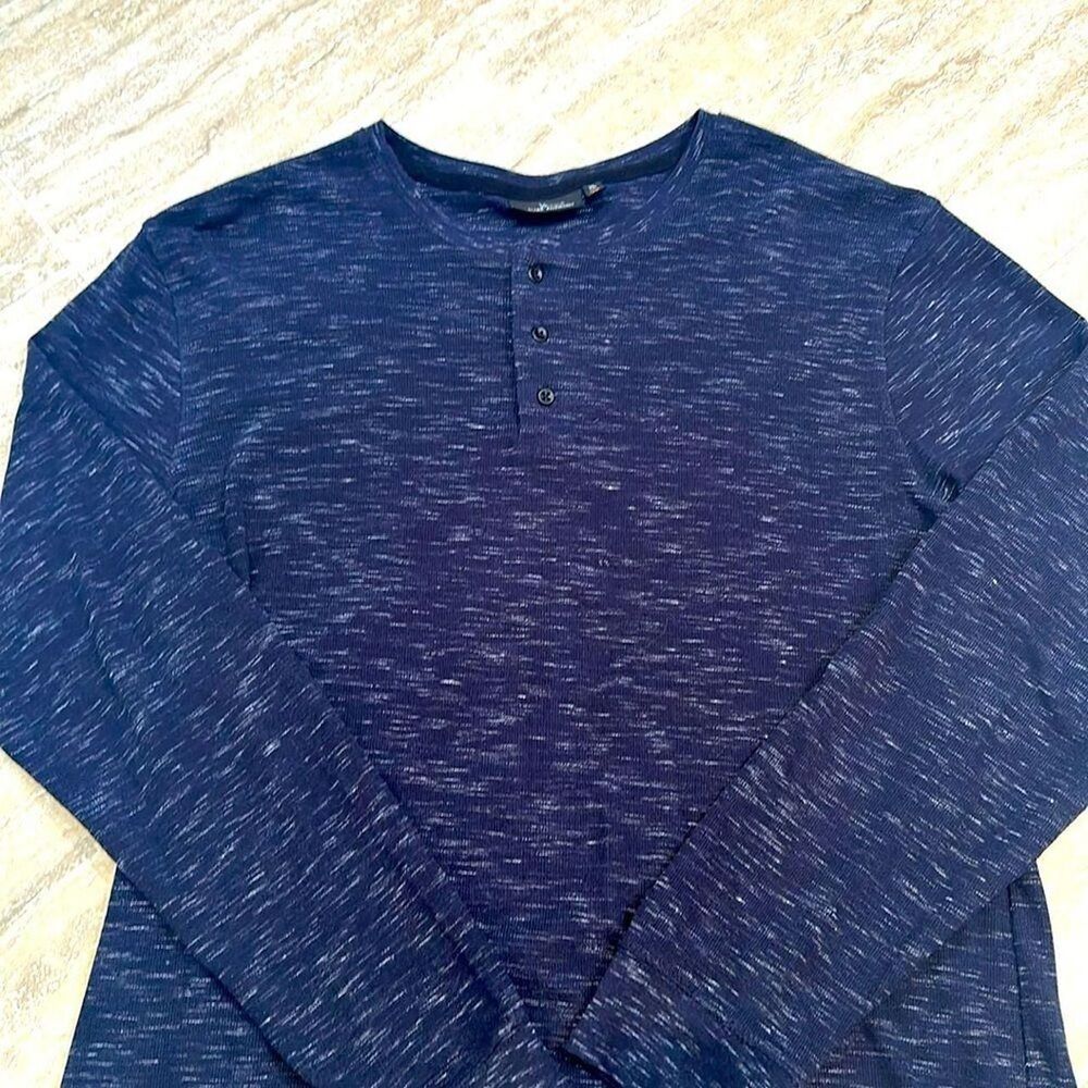 NWOT Marc Anthony Navy Henley